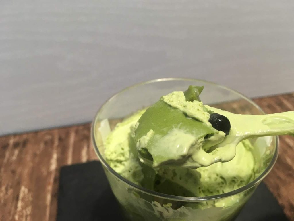 タピオカ宇治抹茶ラテゼリー