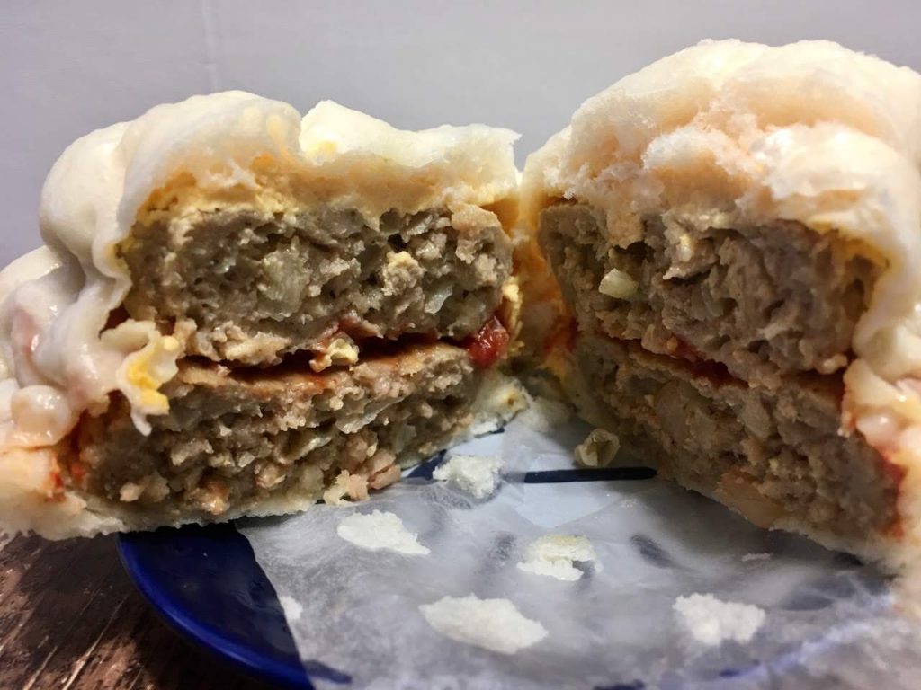 ダブルハンバーグパン