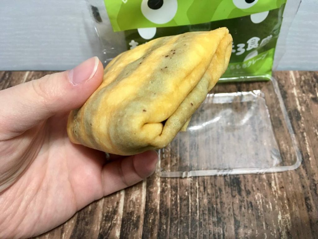 チョコバナナのもちもちクレープ