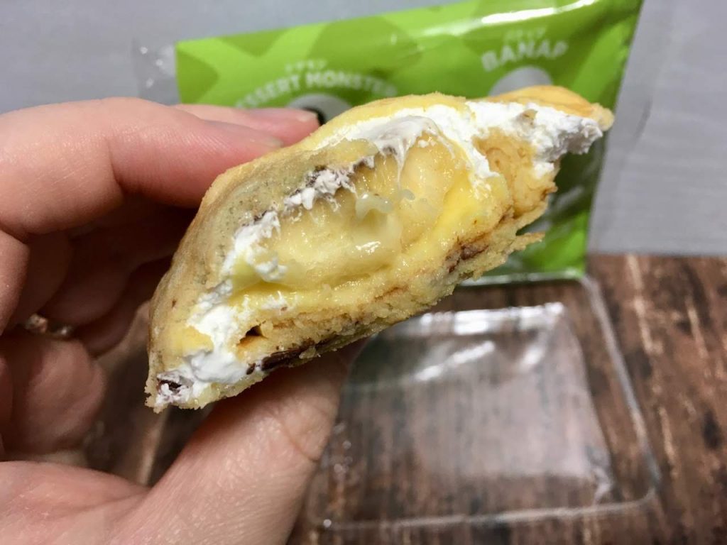 チョコバナナのもちもちクレープ